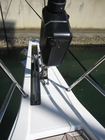 Slide: The Image of 2025 Jeanneau Yacht 65 bow with anchor windlass system. - 27