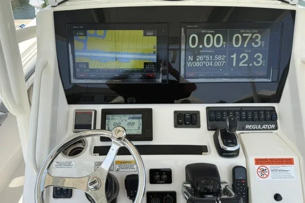 Slide: The Image of Garmin electronics, Optimus steering, 360 joystick - 8