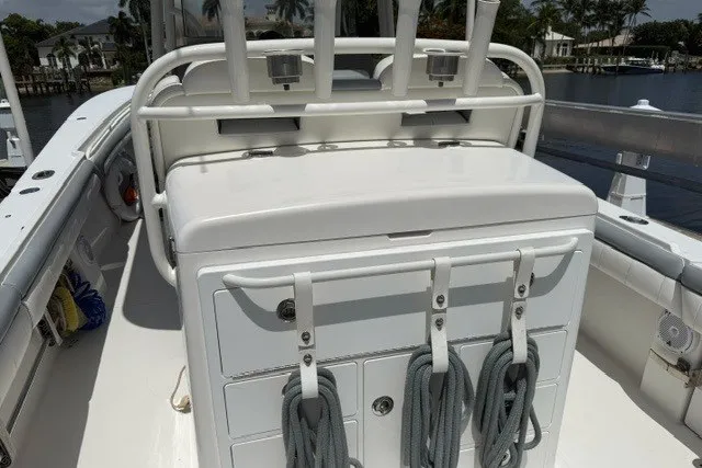 Slide: The Image of rigging station console and 4-rod rocket launcher / two drink holders - 10