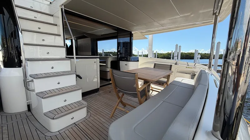 Slide: The Image of Spacious Aft Deck with Seating Area - 36