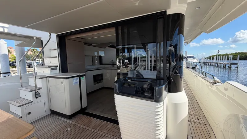 Slide: The Image of Spacious Aft Deck with Kitchenette - 37