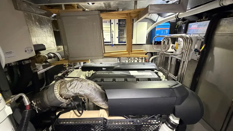 Slide: The Image of Engine Room with Dual Motors - 54