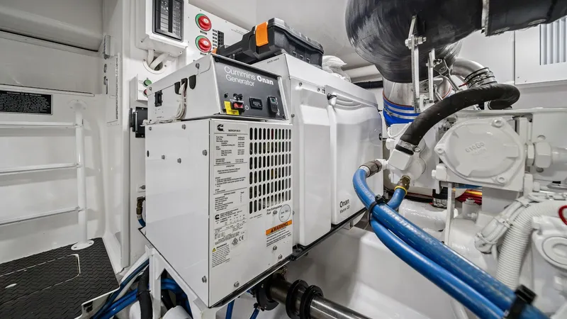 Slide: The Image of Engine Room with Generator System - 51