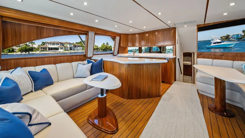 Slide: The Image of Spacious Salon with Galley - 6