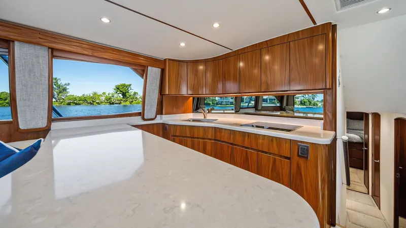 Slide: The Image of Galley with Expansive Countertops - 8