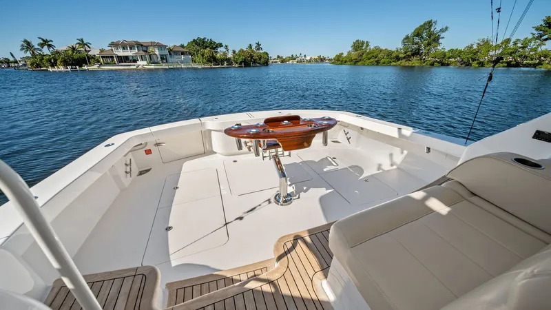 Slide: The Image of Spacious Aft Deck with Fighting Chair - 35