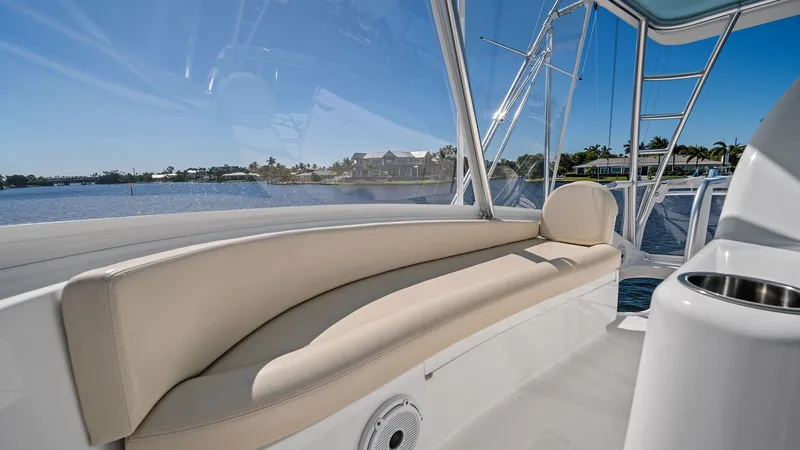 Slide: The Image of Flybridge Seating Area with Scenic View - 33