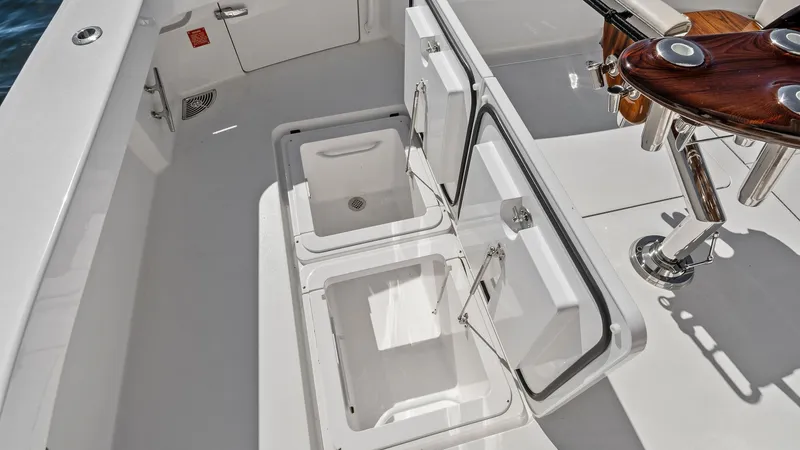 Slide: The Image of Cockpit with Storage Hatches - 41