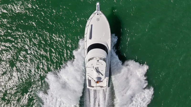 Slide: The Image of Aerial View of Yacht in Motion - 66