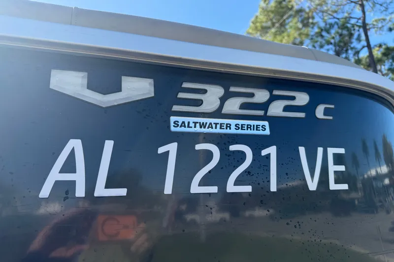 Slide: The Image of 2020 SunCatcher V322C Saltwater Series boat with registration AL 1221 VE. - 24