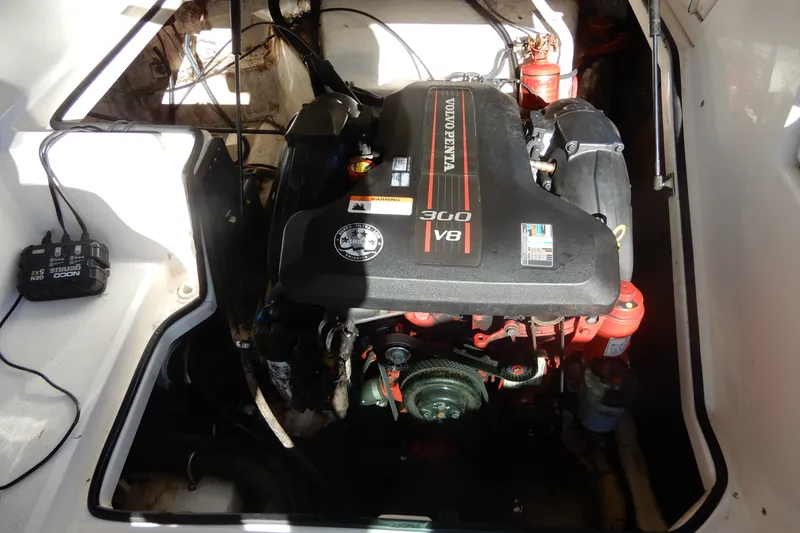 Slide: The Image of Engine compartment of a 2013 Regal 24 FasDeck with Volvo Penta 300 V8 engine. - 20