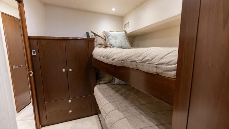 Slide: The Image of 2015 Viking 76 Enclosed Bridge- CHULA- Starboard Stateroom - 34
