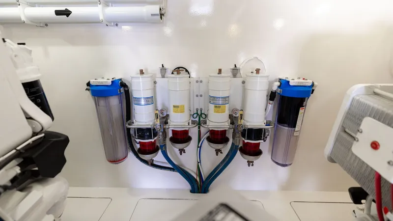 Slide: The Image of 2015 Viking 76 Enclosed Bridge- CHULA- Engine Room - 73