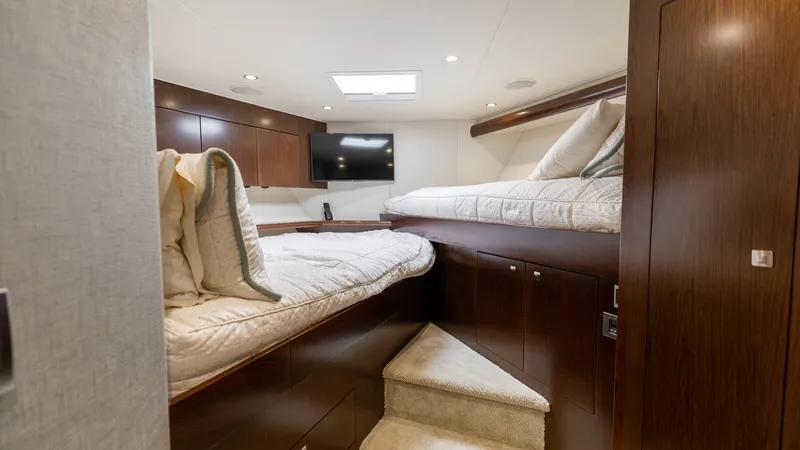 Slide: The Image of 2015 Viking 76 Enclosed Bridge- CHULA- Forward Stateroom - 22