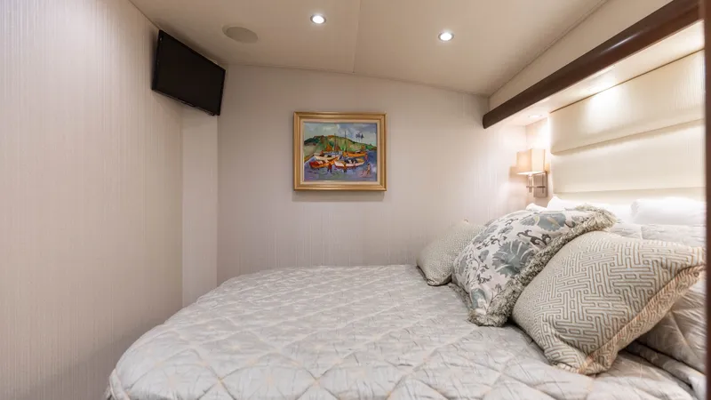 Slide: The Image of 2015 Viking 76 Enclosed Bridge- CHULA- Port Guest VIP Mid Ship Stateroom - 28