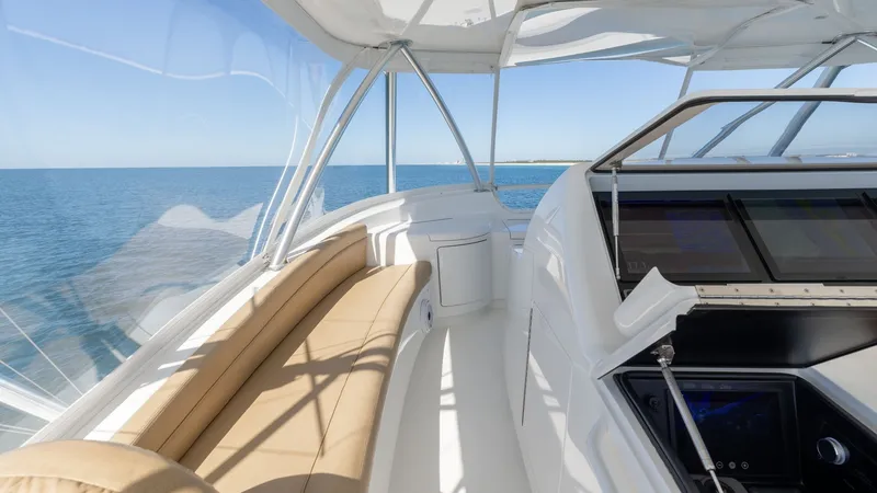 Slide: The Image of Flybridge Helm with Seating - 31