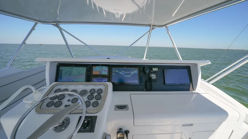 Slide: The Image of Flybridge Helm Station - 32