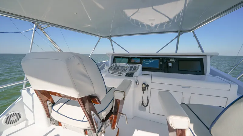 Slide: The Image of Flybridge Helm Station - 35