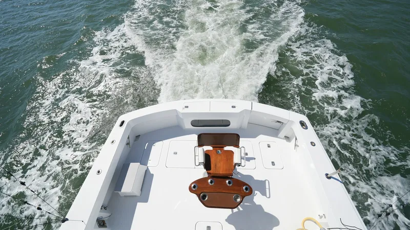 Slide: The Image of Aft Deck with Fishing Chair - 30