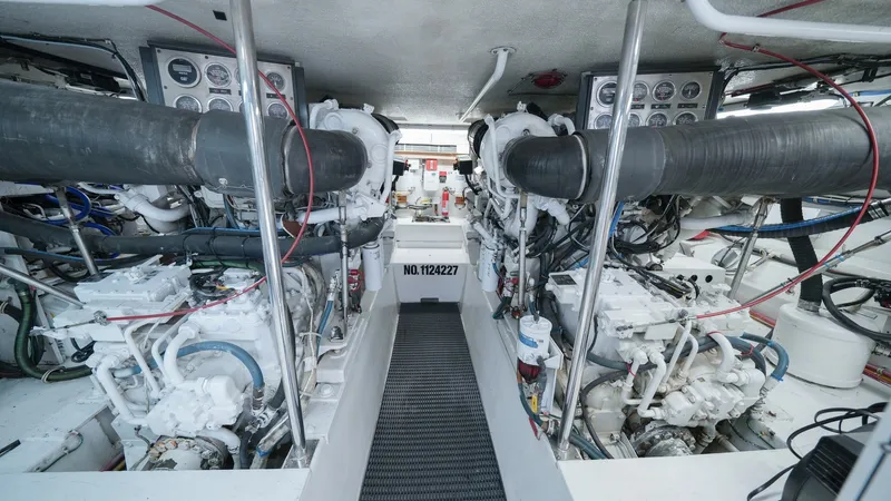 Slide: The Image of Engine Room with Dual Engines - 18