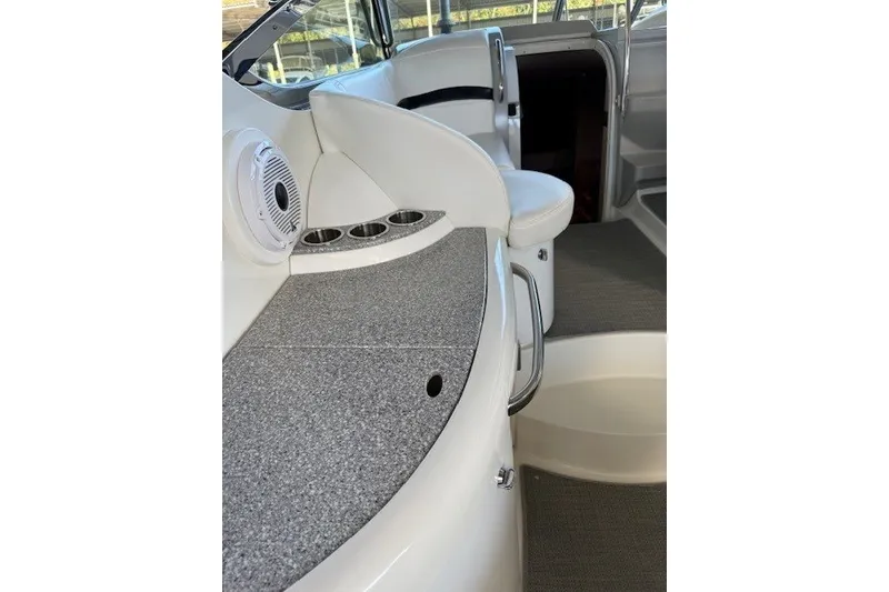 Slide: The Image of Interior of a 2006 Formula 40 Performance Cruiser, featuring seating and a countertop. - 7