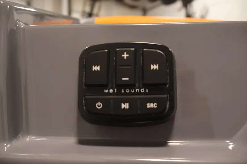 Slide: The Image of Control panel of Axis T250 2025 with audio buttons labeled "Wet Sounds." - 48