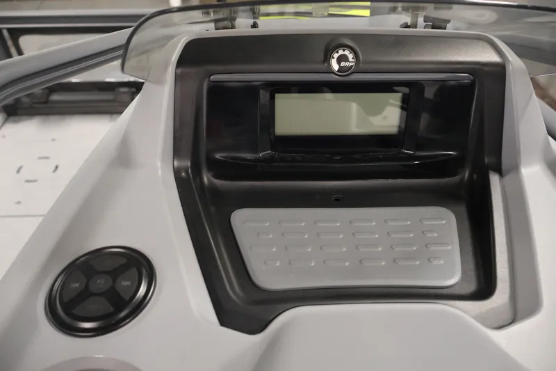 Slide: The Image of 2023 Sea-Doo Switch Sport Compact dashboard with digital display and control panel. - 17