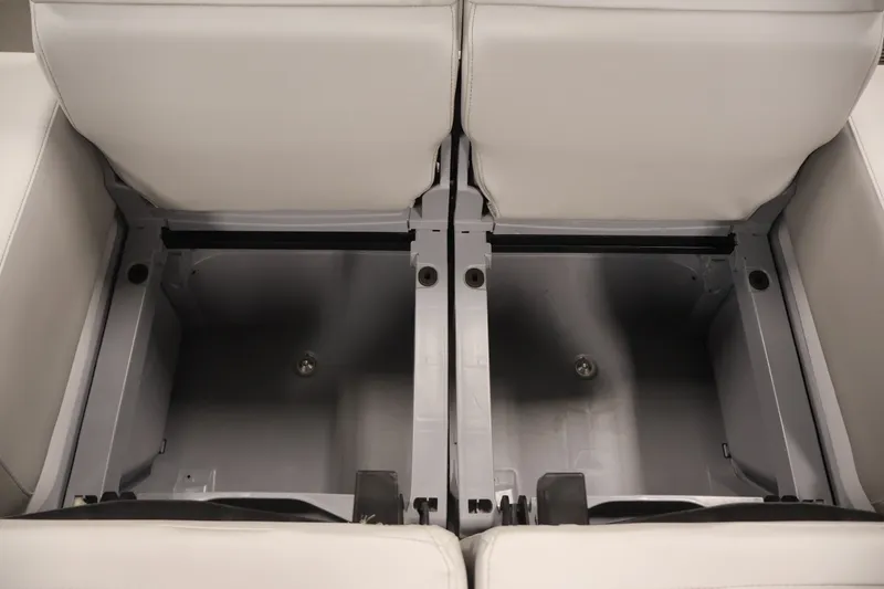 Slide: The Image of 2023 Sea-Doo Switch Sport Compact storage compartment with open seats, showcasing interior space. - 30
