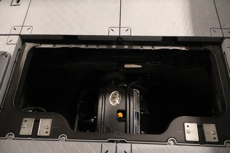 Slide: The Image of Engine compartment of 2023 Sea-Doo Switch Sport Compact, showcasing internal components. - 26