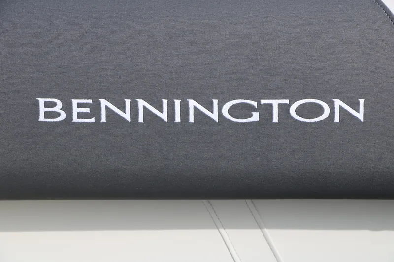 Slide: The Image of Bennington logo on a boat. - 35