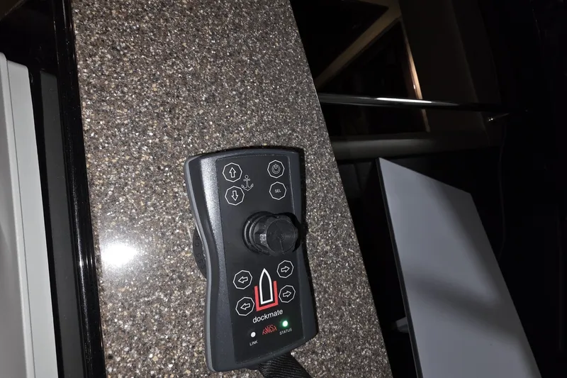 Slide: The Image of Control panel on Carver C52 Coupe 2018, featuring various navigation buttons. - 19