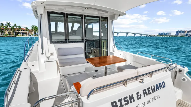 Slide: The Image of Aft Deck with Seating Area - 35