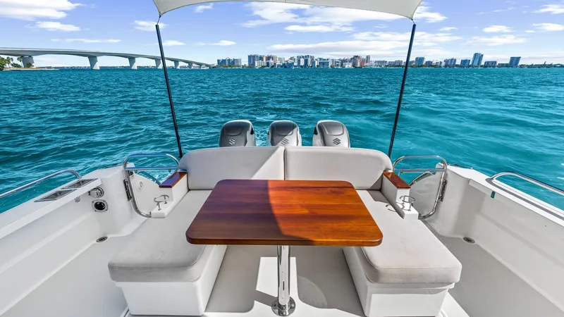 Slide: The Image of Aft Deck with Seating and Table - 29