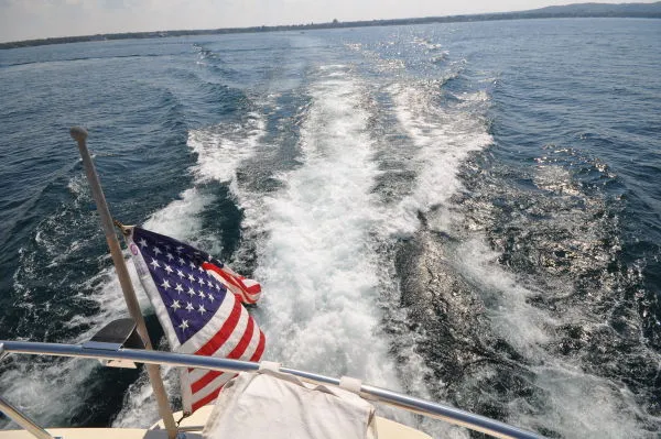 Slide: The Image of Aft Stern From Saloon Deck - 11