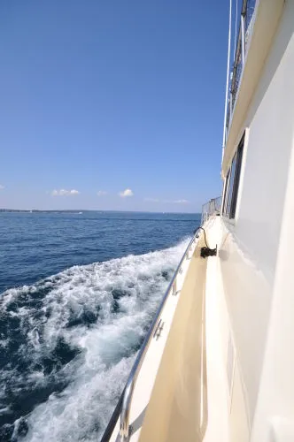 Slide: The Image of Port Side Decks Underway - 12