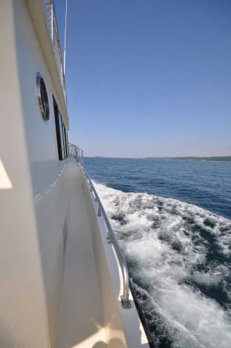 Slide: The Image of Starboard Side Decks Underway - 13