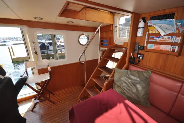 Slide: The Image of Salon and Companionway (Aft) - 34