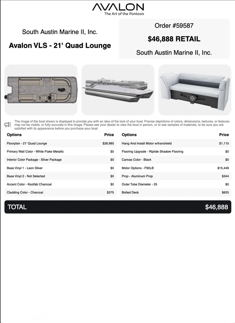 The Image of Avalon VLS 21 Quad Lounger 2027 - 0