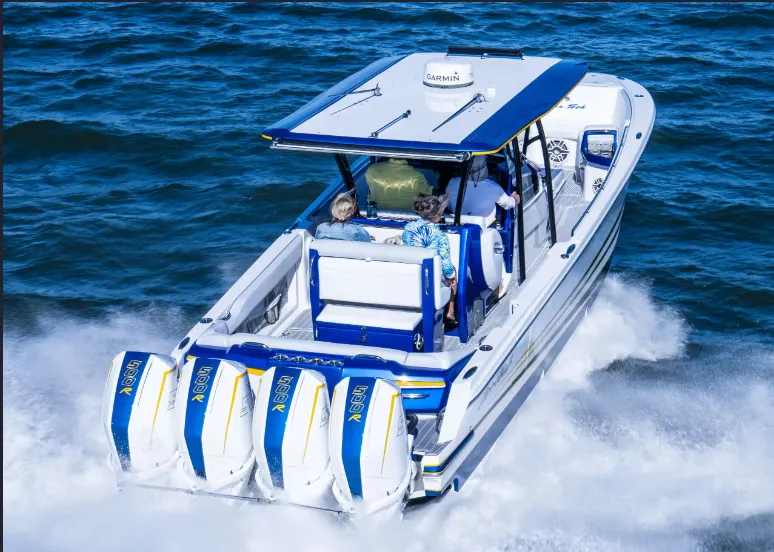 Slide: The Image of Nor-Tech 390 Sport Center Console 2026 - 0