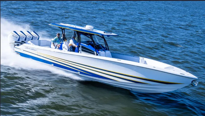 Slide: The Image of Nor-Tech 390 Sport Center Console 2026 - 4