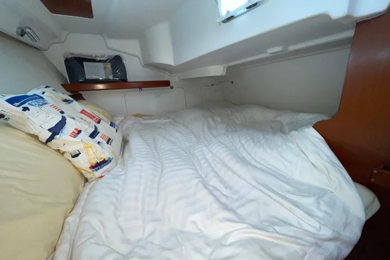 Slide: The Image of Aft cabin interior of 2007 Beneteau 393 sailboat - 4