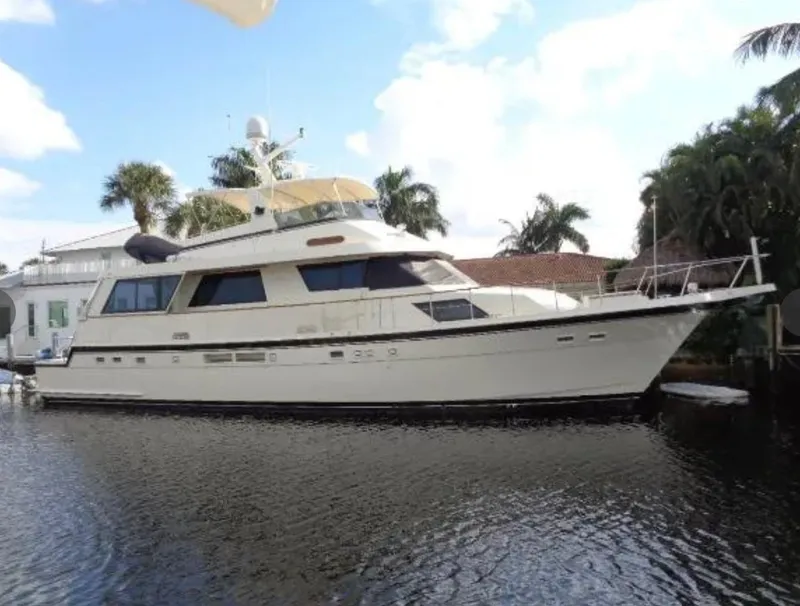 Slide: The Image of Hatteras 67 Cockpit Motor Yacht 1989 - 1