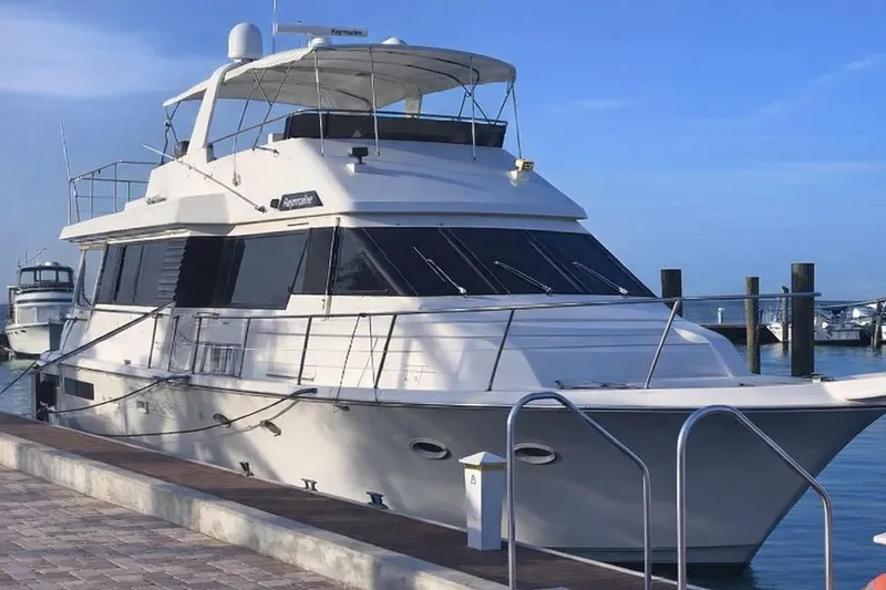 The Image of Viking Extended Aft Deck Motor Yacht 1990 - 0