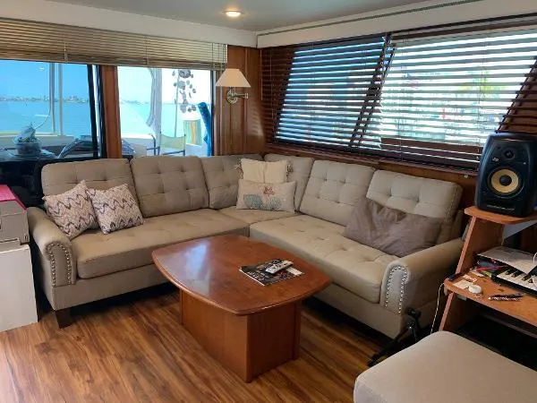 Slide: The Image of Viking Extended Aft Deck Motor Yacht 1990 - 7