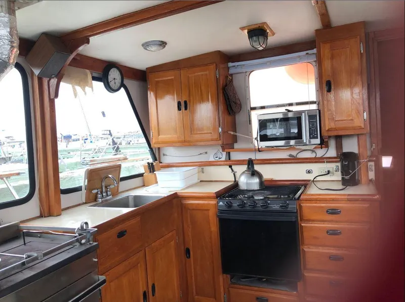 Slide: The Image of DeFever 40 Passage Maker Trawler Yacht 1974 - 7