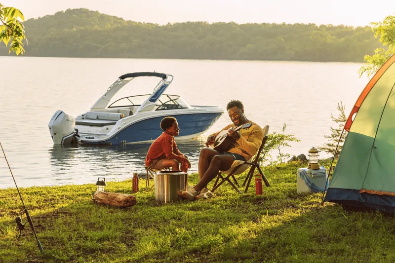 Slide: The Image of Sea Ray SDX 230 Outboard 2027 - 16