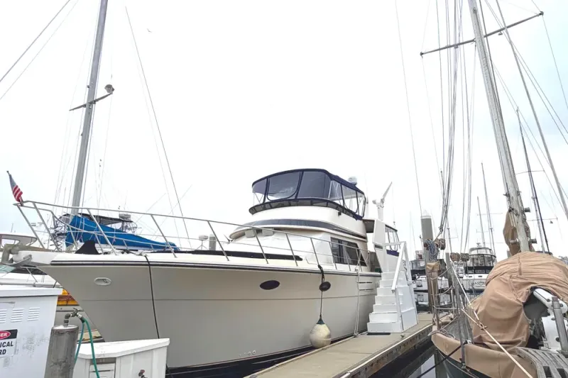 Slide: The Image of Californian 45' Aft Cabin Motor Yacht 1989 - 2