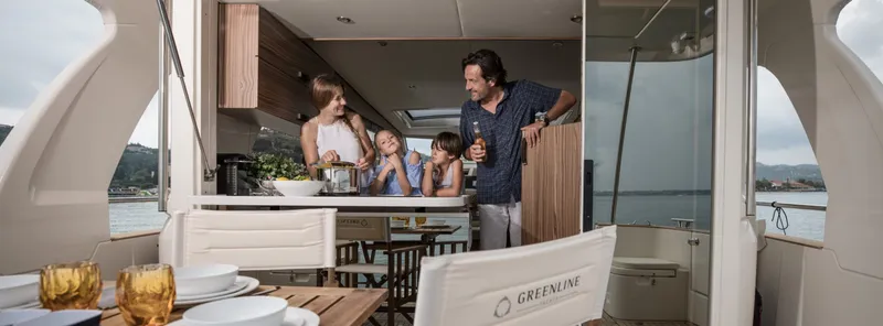 Slide: The Image of Greenline 40 Hybrid 2026 - 2