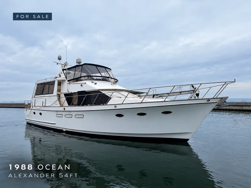 The Image of Ocean Alexander 546 COCKPIT MY 1988 - 0