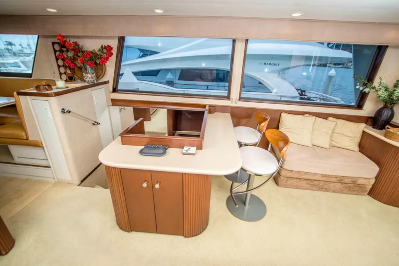Slide: The Image of Hatteras Cockpit Motor Yacht 1992 - 13